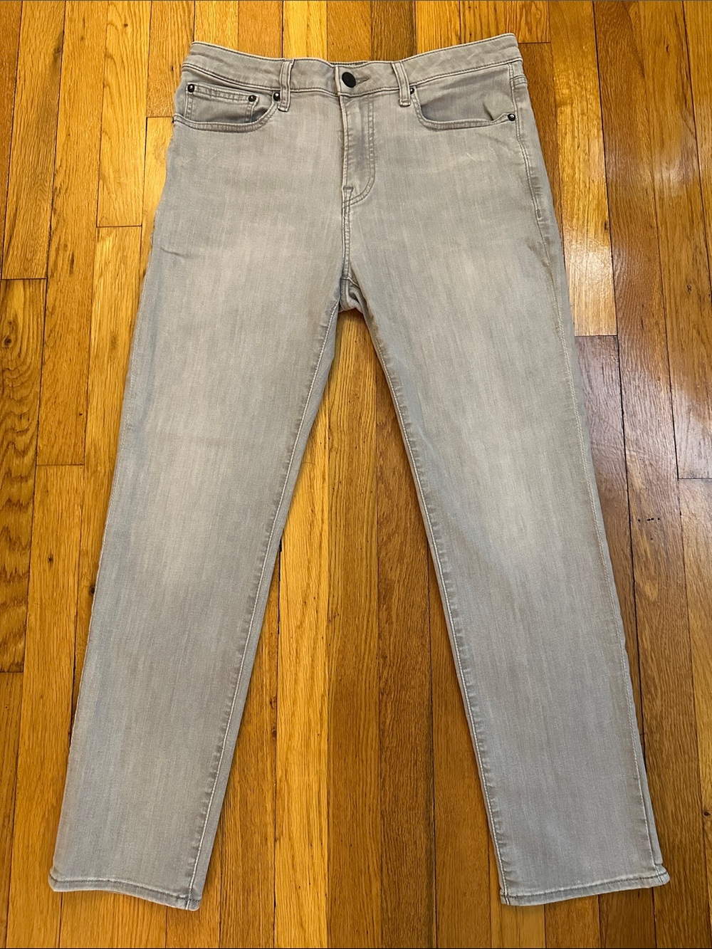 Express Men’s Slim Straight Light Gray Jeans 32W/30L